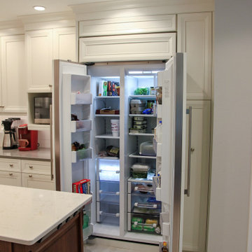 Sub-Zero Integrated Refrigerator Blends Beautifully