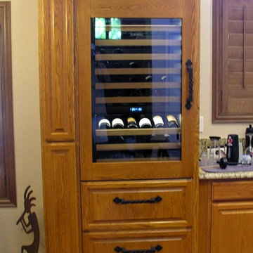 Sub Zero Refigerated Wine Cooler Cabinet With Storage Unit Custom Built