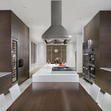 Sub-Zero / Wolf - Modern Kitchen (Walnut)