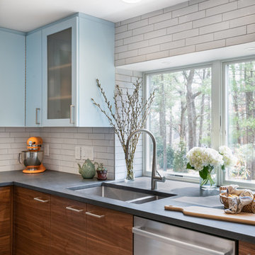 Sudbury Modern Walnut Kitchen