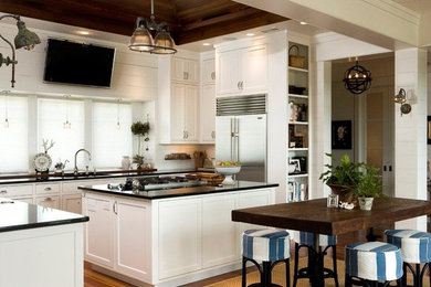 Inspiration for an industrial kitchen remodel in Charleston