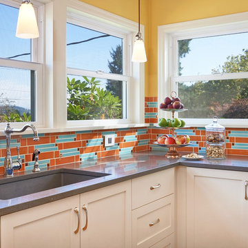 Sunny Mt Tabor Kitchen, Living, Dining