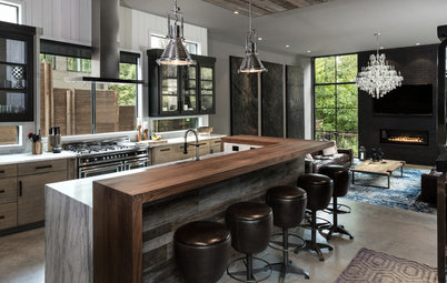 Contemporary Kitchen With an Industrial Twist