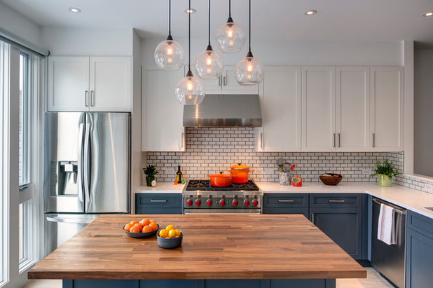 Transitional Kitchen by Barker Associates Architecture Office