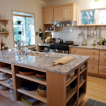 Super White Craftsman Kitchen Remodel