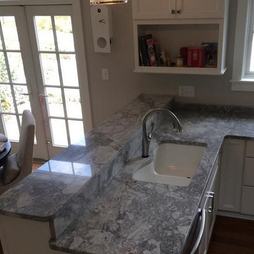 Super White Granite Install