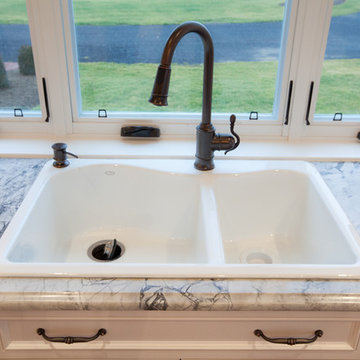 Super White Quartzite Kitchen in Calvert County, MD