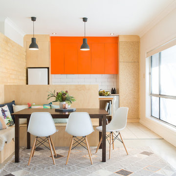 Sustainable Kitchen with a Pop of Colour