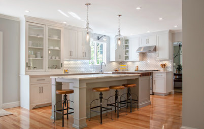 Kitchen of the Week: Warm and Industrial in New Hampshire