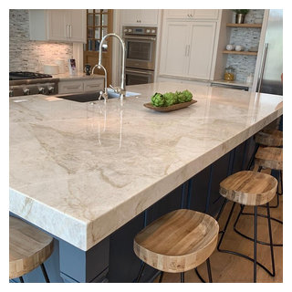 Taj Mahal Quartzite - Transitional - Kitchen - New Orleans - by ...