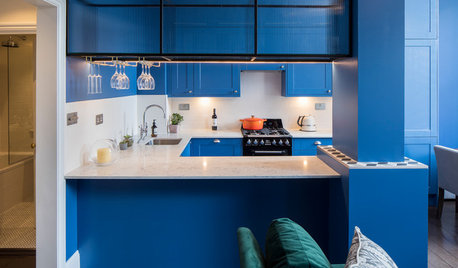Veckans kök: Ett fantastiskt blått kök som gjort för att umgås i