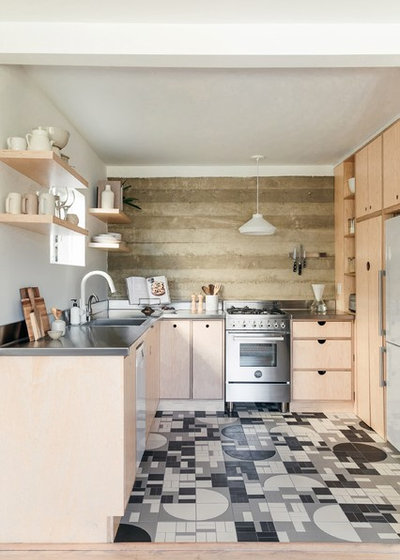 Industrial Kitchen by Fireclay Tile