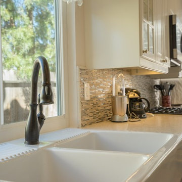 Farmhouse Sink in Temecula Kitchen Remodel