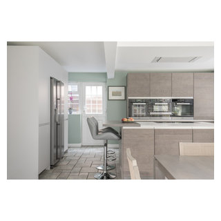 75 Beautiful Flat-Panel Kitchen Cabinet Pictures & Ideas | Houzz