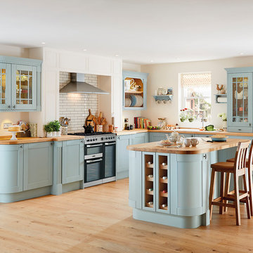 Tewkesbury Blue Shaker Style Kitchen