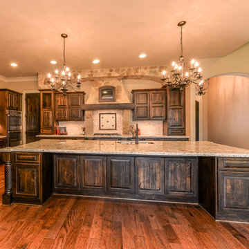 Texas Hill Country Kitchen with 11ft island