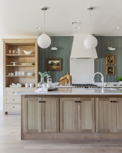 Transitional Kitchen by Kelsey Leigh Design Co.