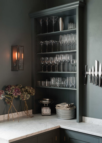 Transitional Kitchen by deVOL Kitchens