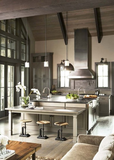 Rustic Kitchen by Linda McDougald Design | Postcard from Paris Home