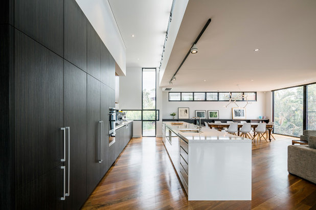 コンテンポラリー キッチン by Ned Architecture & Design