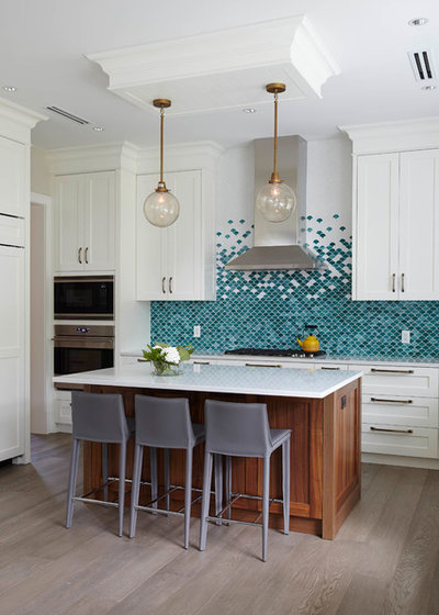 Transitional Kitchen by MaK Interiors