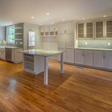 The Finish On-Site Wood Floors bring the Eating and Kitchen areas together