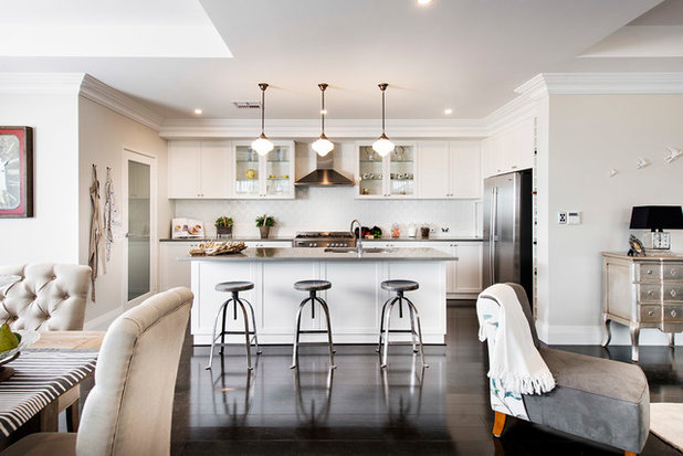Transitional Kitchen by Plunkett Homes
