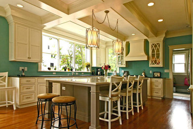 The new kitchen addition maintains the integrity of a historic home.
