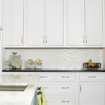 White Kitchen Backsplash Pictures, Countertop And Backsplash Ideas With White Cabinets