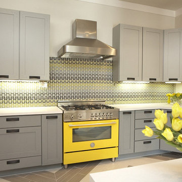 The Oven Wall - Check out the Backsplash