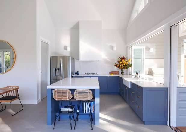 Transitional Kitchen by Danny Broe Architect