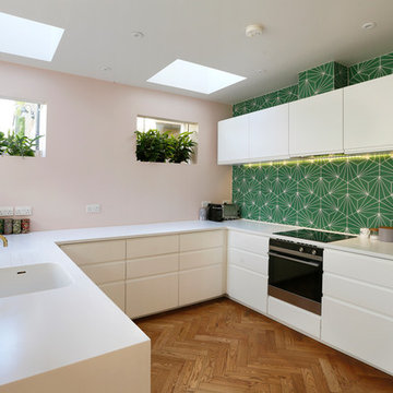 the pink kitchen