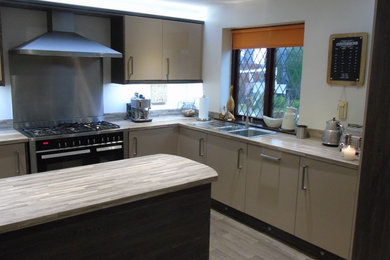 This is an example of a modern kitchen in Other.