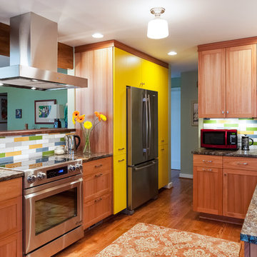 The Yellow Cabinet Kitchen and Mudroom