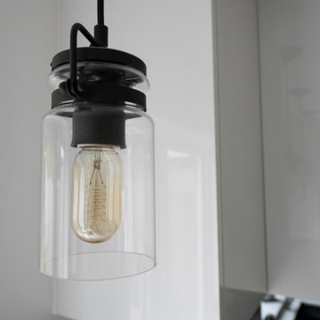 These canning jar lights are a create feature to create an ambient light