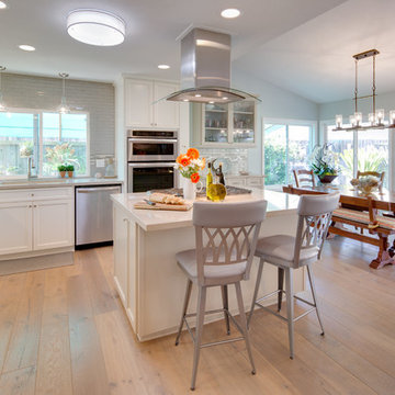 This beautiful kitchen remodel was designed by Karen Cole using Alta Vista Del M