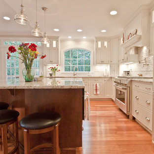 Contemporary kitchen inspiration - Trendy kitchen photo in DC Metro
