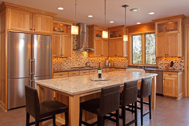 Contemporary kitchen in Minneapolis.