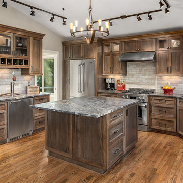 Tigard Rustic Kitchen and Master Bath