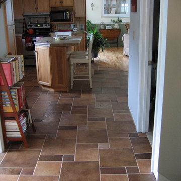 Tile floors