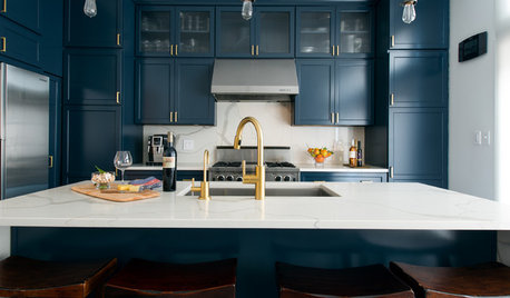How to Bring Dark Blue Into Your Kitchen