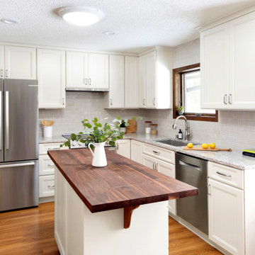 Timeless White Kitchen | Bloomington, MN