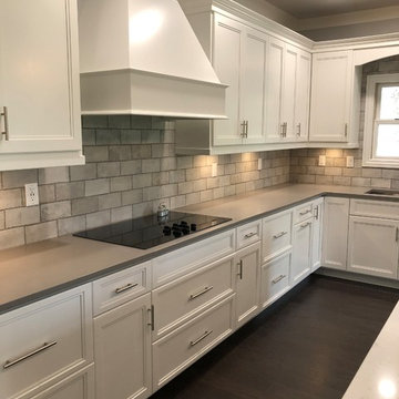 Tipp White and Gray Kitchen Renovation