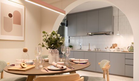 Houzz Tour: 4-Room Flat is Soft and Scandi-Sweet in Pastels