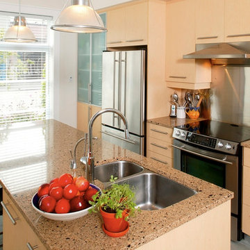 Toasted Almond Quartz Countertops