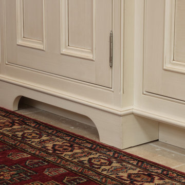 Toe Kick Trim Detail with Arched Valance