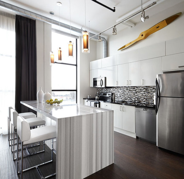 Contemporary Kitchen by LUX Design | Interior Design Build