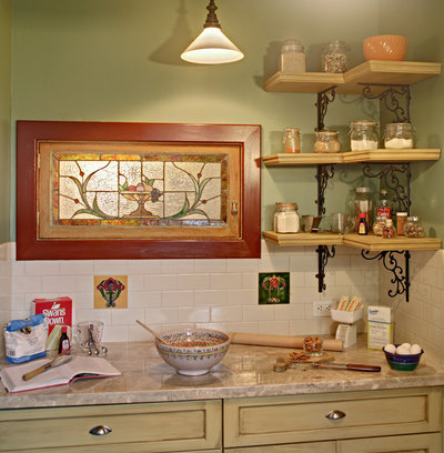 Craftsman Kitchen by Tracey Stephens Interior Design Inc