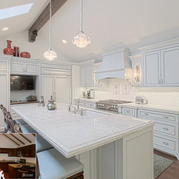 Traditional Style White kitchen