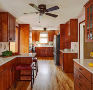 White and Wood Kitchen - Imperial Kitchens and Baths, Inc. 708.485.0020